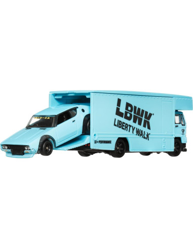 Conjunto de Transporte Hot Wheels Nissan Skyline 2000GT-R 1:64