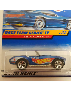 Coche de fundición Shelby Cobra 427 S/C Hot Wheels 1:64 2