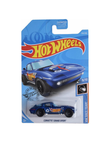 Hot Wheels Corvette Grand Sport 1:64 - Coche de Fundición 7.62 cm
