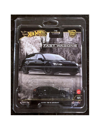 Hot Wheels Premium Audi RS 6 Avant 1:64 Chase Negro 0/5
