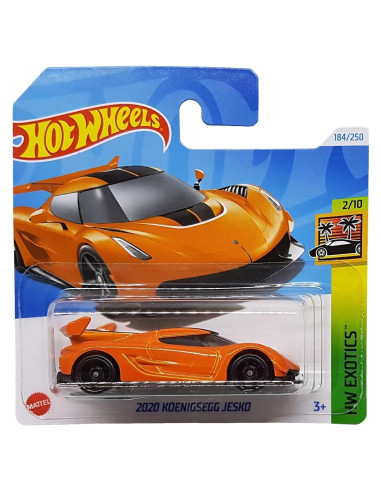 Hot Wheels Koenigsegg Jesko 2024 Naranja + Protector Frikimonkey