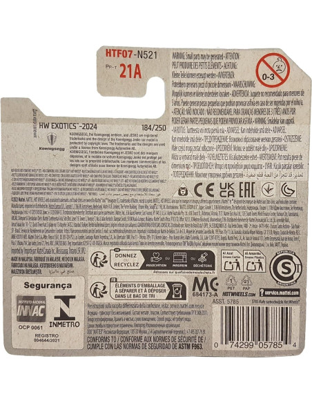 Hot Wheels Koenigsegg Jesko 2024 Naranja + Protector Frikimonkey