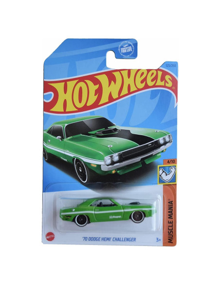 Hot Wheels Dodge Hemi Challenger 1:64 Verde - Mattel