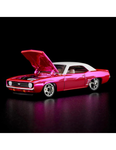 Hot Wheels 1969 Chevy Camaro SS Rosa RLC 2024 Edición Limitada