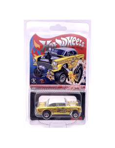 DieCast Hot Wheels '55 Chevy Bel Air Oro 1:64 Exclusivo RLC