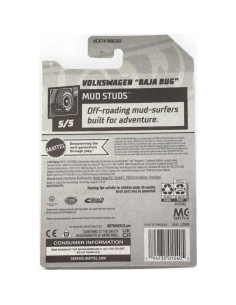 Hot Wheels 2022 Volkswagen Baja Bug Verde Claro 1:64 Die Cast 2