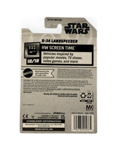 Hot Wheels X-34 Landspeeder 2022 - Modelo 10/10 - Marrón 2