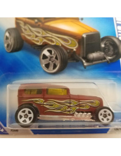 Coche de Juguete Hot Wheels Otto Llamas Amarillas 1:64 2