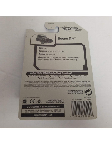 Hot Wheels Medianoche Otto Caramelo Naranja 1:64 2009