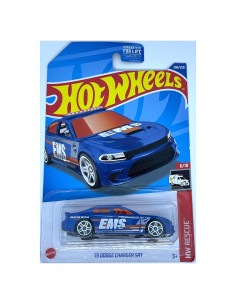 Hot Wheels 2022 Dodge Charger SRT EMS Azul 6/10 206/250
