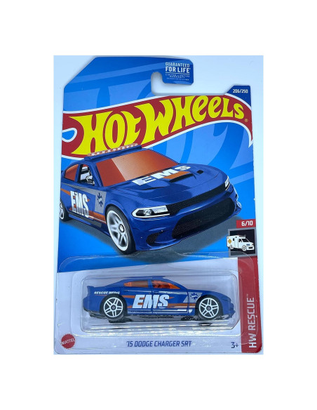 Hot Wheels 2022 Dodge Charger SRT EMS Azul 6/10 206/250