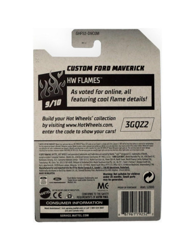 Hot Wheels Ford Maverick Personalizado Escala 1:64