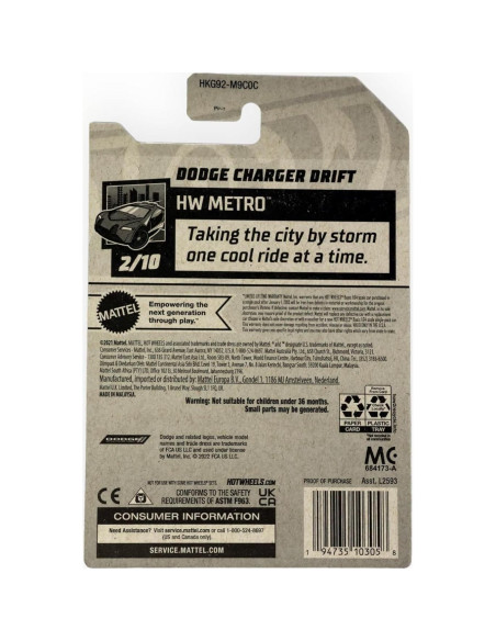 Hot Wheels Dodge Charger Drift 1:64 Mattel - HW Metro 2/10