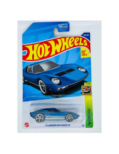 Hot Wheels Lamborghini Miura SV Azul 1:64 Nuevo Mint