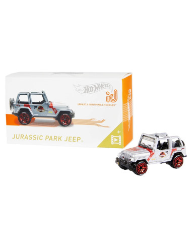 Hot Wheels id Jeep Jurassic Park Mattel 5x13.5x7.5cm