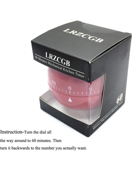 Temporizador Mecánico de Cocina LRZCGB Tomate 60 Minutos