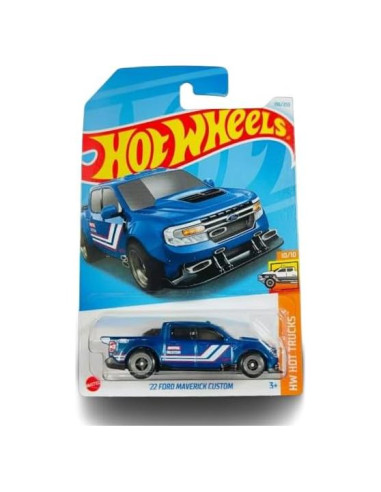 Hot Wheels 22 Ford Maverick Custom Azul 1:64 HW Hot Trucks