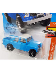 Hot Wheels Land Rover Serie III Pickup 111/250 Azul Claro 2