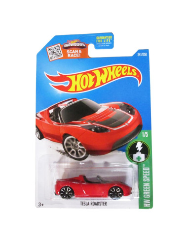 Hot Wheels Tesla Roadster Rojo 1:64 2015 Descontinuado