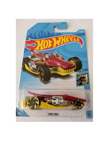 Hot Wheels Cocodrilo Rojo 2019 - Bestias de la Calle 1:64