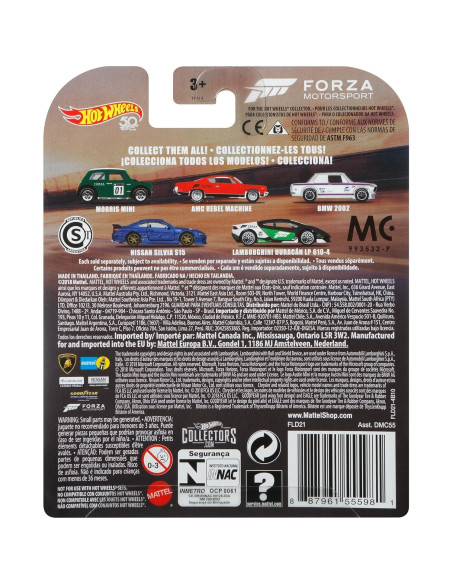 Vehículo Hot Wheels BMW 2002 Escala 1:64 Coleccionable