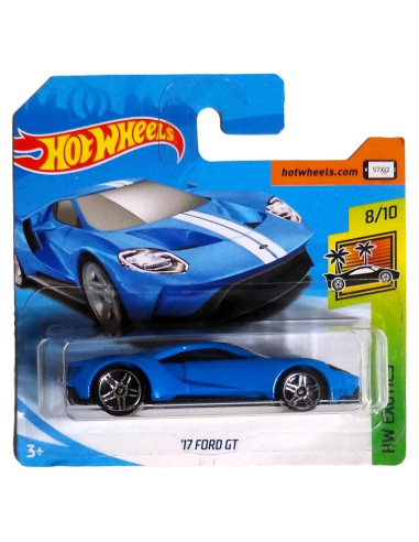 Hot Wheels 2018 Ford GT Azul 1:64 HW Exóticos 50 Aniversario