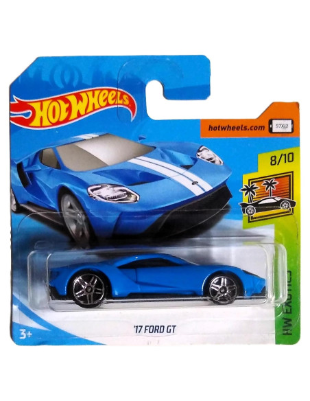 Hot Wheels 2018 Ford GT Azul 1:64 HW Exóticos 50 Aniversario