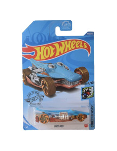 Hot Wheels Croc Rod Azul 1:64 Mattel Bestias de la Calle