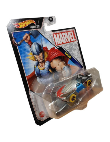 Hot Wheels Coche Marvel Thor 1:64 Metal Fundido 7.62 cm