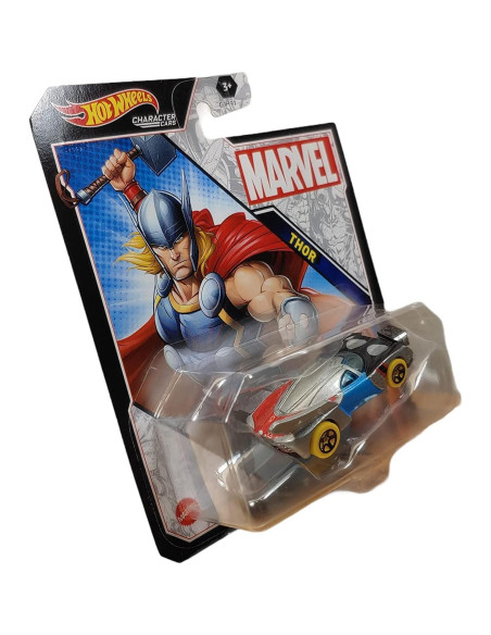 Hot Wheels Coche Marvel Thor 1:64 Metal Fundido 7.62 cm