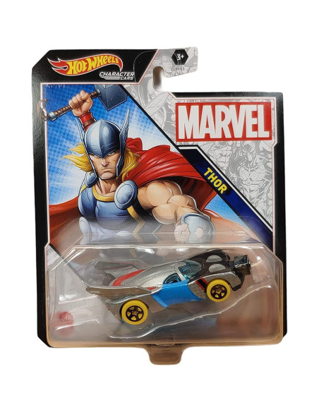 Hot Wheels Coche Marvel Thor 1:64 Metal Fundido 7.62 cm