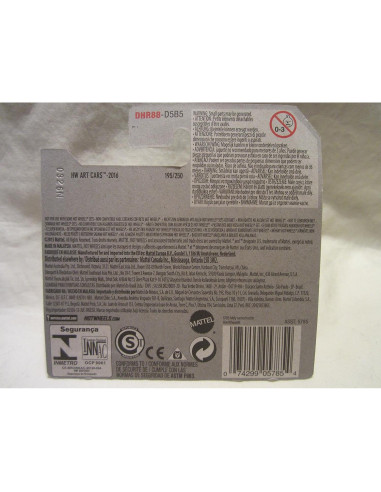 Hot Wheels 2016 HW Art Cars 1:64 Modelo Coleccionable