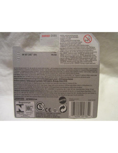 Hot Wheels 2016 HW Art Cars 1:64 Modelo Coleccionable