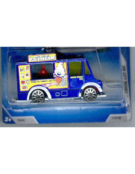 Camión de Helados Hot Wheels 2009 HW City 1:64 Azul