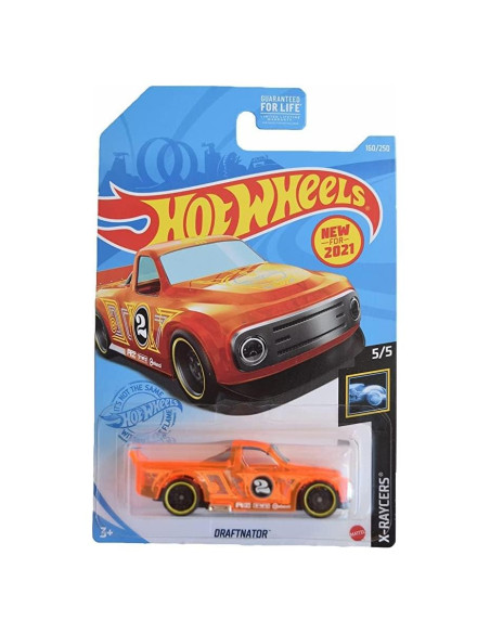 Hot Wheels Draftnator X-Raycers Naranja 1:64