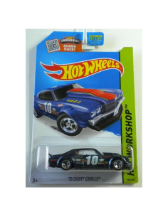 Hot Wheels 2015 Chevy Chevelle Modificado Azul 1:64