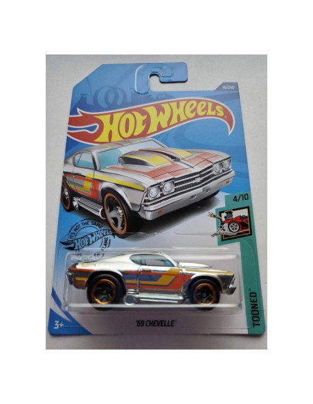 Hot Wheels 2020 Tooned 69 Chevelle Escala 1:64 Cromo