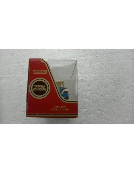 Modelo Diecast Matchbox Y-35B Ford 1930 Ambrosía Azul 1:40