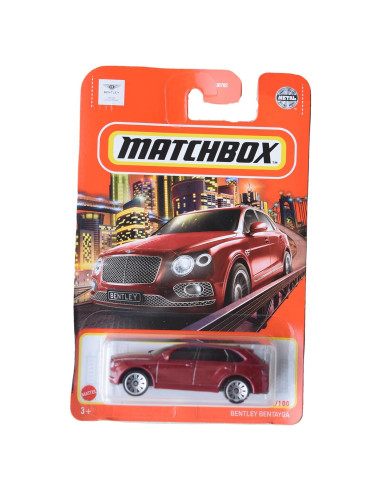 Auto a Escala Matchbox Bentley Bentayga Rojo 1:64