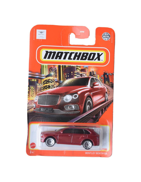 Auto a Escala Matchbox Bentley Bentayga Rojo 1:64