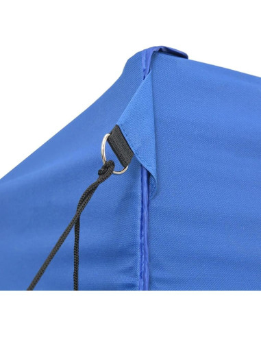 Carpa de Fiesta Plegable KCCLVER 280x410 cm Azul Resistente UV