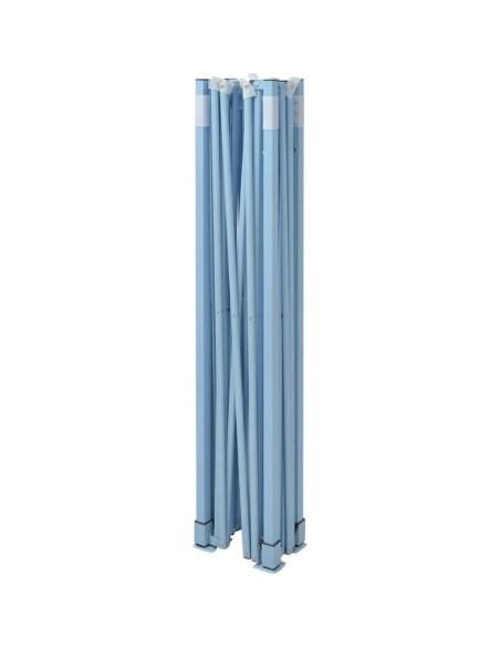 Carpa de Fiesta Plegable KCCLVER 280x410 cm Azul Resistente UV