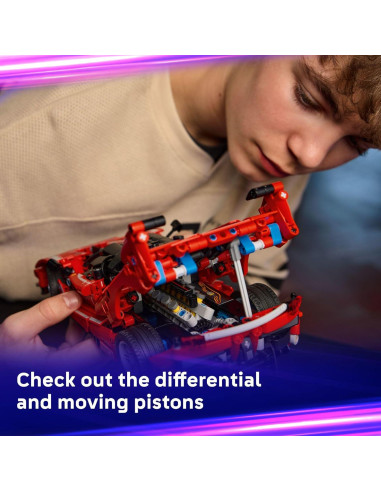 LEGO Technic Ferrari FXX K - Juguete de Construcción 897 Piezas