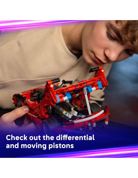 LEGO Technic Ferrari FXX K - Juguete de Construcción 897 Piezas