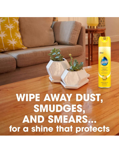 Pledge Pulidor de Madera Limón 275g Spray para Muebles
