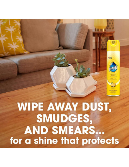 Pledge Pulidor de Madera Limón 275g Spray para Muebles