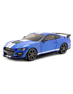 Coche Miniatura Coleccionable SOLIDO Ford Azul 1:18