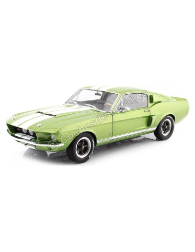Coche Miniatura Coleccionable Solido 1:18 Shelby Mustang GT500 Verde Lima