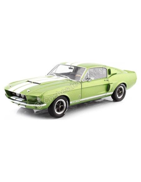 Coche Miniatura Coleccionable Solido 1:18 Shelby Mustang GT500 Verde Lima