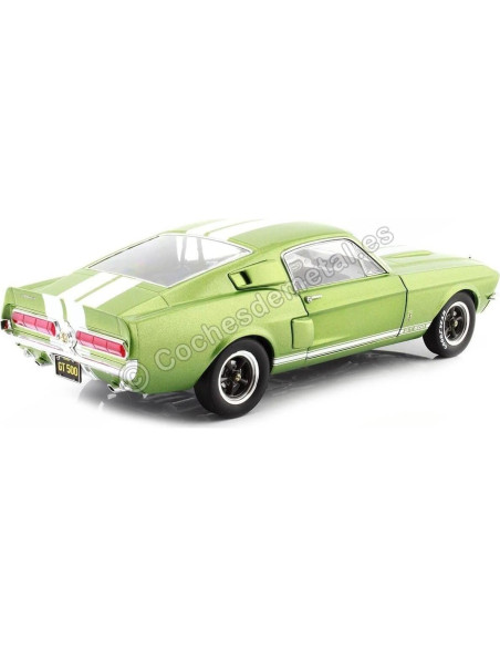 Coche Miniatura Coleccionable Solido 1:18 Shelby Mustang GT500 Verde Lima